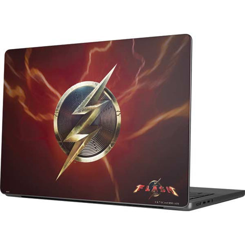 DC Comics The Flash Movie: Logo Poster MacBook Pro 14in (2021-24) Skin