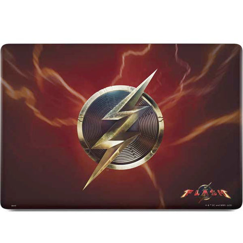 DC Comics The Flash Movie: Logo Poster MacBook Skins