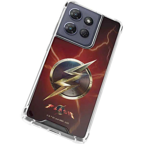 DC Comics The Flash Movie: Logo Poster Moto G 5G (2025) Clear Case