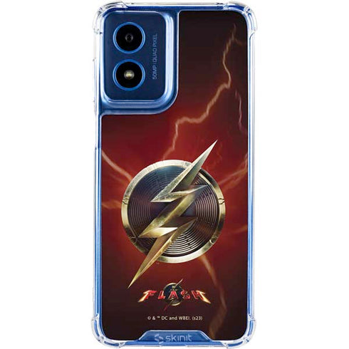 DC Comics The Flash Movie: Logo Poster Moto G 5G (2024) Clear Case