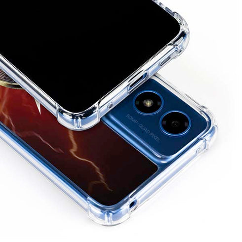 DC Comics The Flash Movie: Logo Poster Moto G 5G (2024) Clear Case