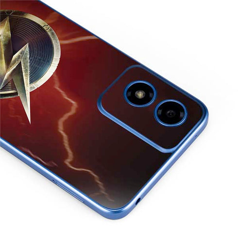 DC Comics The Flash Movie: Logo Poster Moto G Play 4G (2024) Skin