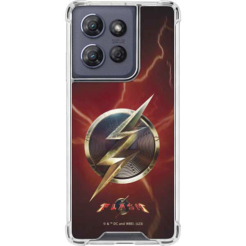 DC Comics The Flash Movie: Logo Poster Moto G Play 5G (2025) Clear Case