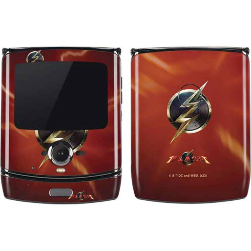 DC Comics The Flash Movie: Logo Poster Motorola RAZR Skin