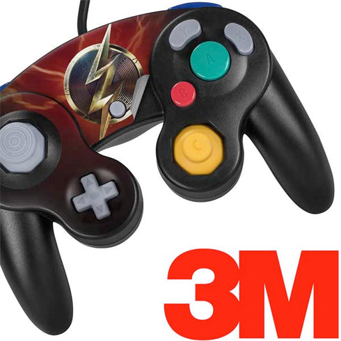 DC Comics The Flash Movie: Logo Poster Nintendo GameCube Controller Skin