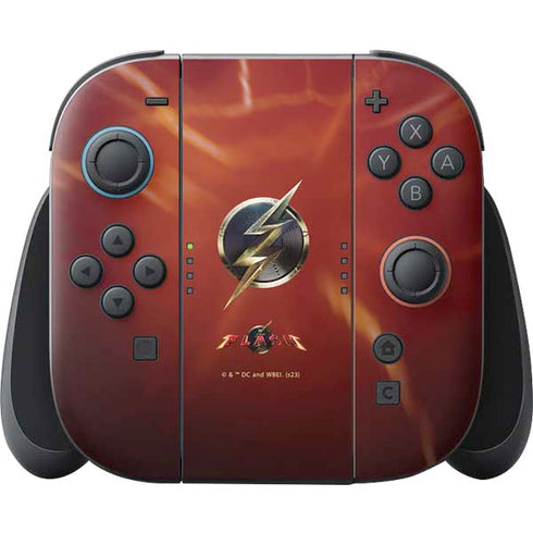 DC Comics The Flash Movie: Logo Poster Nintendo Switch 2 (2025) Joy-Con Controller Skin
