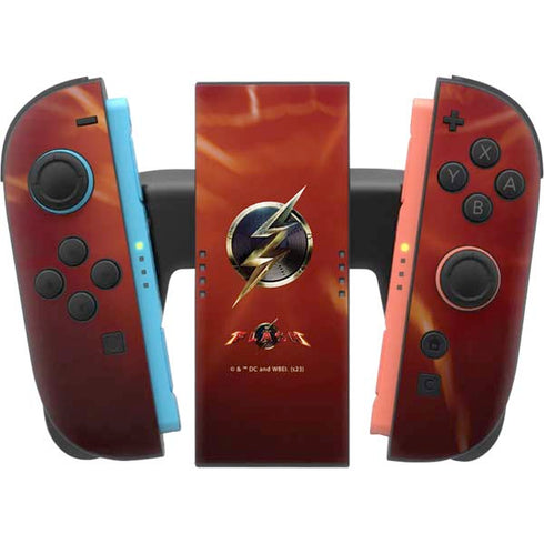 DC Comics The Flash Movie: Logo Poster Nintendo Switch 2 (2025) Joy-Con Controller Skin