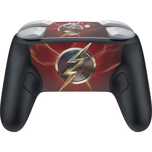 DC Comics The Flash Movie: Logo Poster Nintendo Switch 2 (2025) Pro Controller Skin