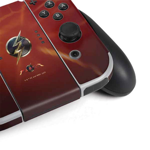 DC Comics The Flash Movie: Logo Poster Nintendo Switch OLED (2021) Skin