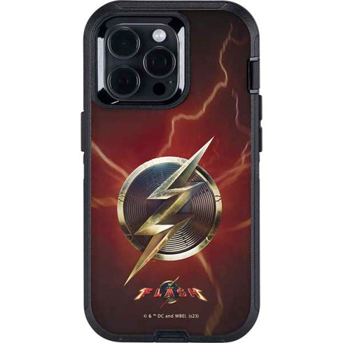 DC Comics The Flash Movie: Logo Poster Otterbox Defender iPhone Skin