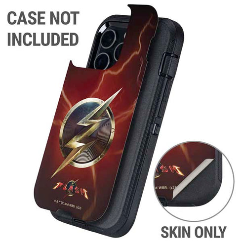 DC Comics The Flash Movie: Logo Poster Otterbox Defender iPhone Skin