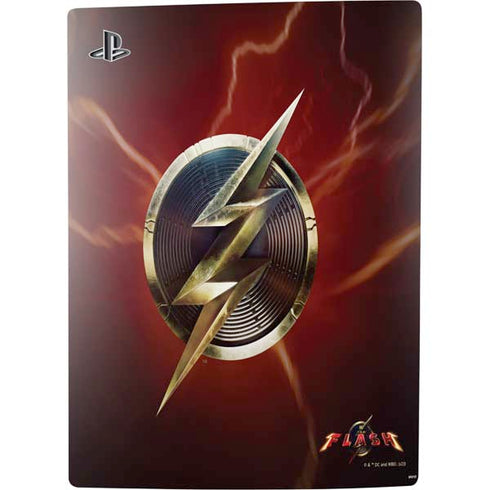 DC Comics The Flash Movie: Logo Poster PS5 Digital Edition Console Skin