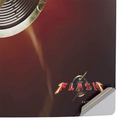 DC Comics The Flash Movie: Logo Poster PS5 Slim Digital Edition Console Skin