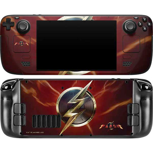 DC Comics The Flash Movie: Logo Poster Steam Deck Handheld Gaming Computer OLED Skin