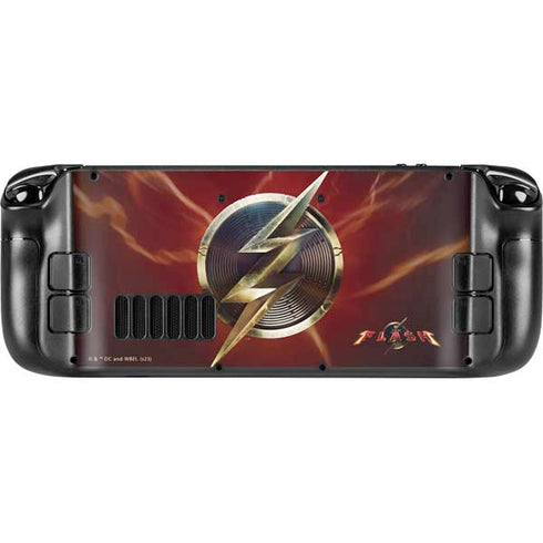 DC Comics The Flash Movie: Logo Poster Steam Deck Handheld Gaming Computer OLED Skin