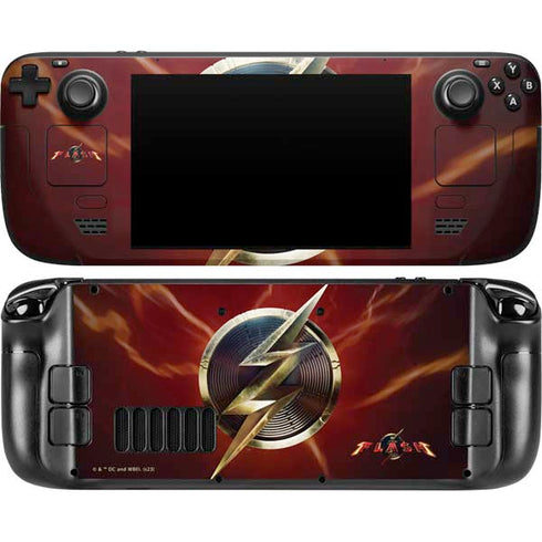 DC Comics The Flash Movie: Logo Poster Steam Deck Handheld Gaming Computer Skin