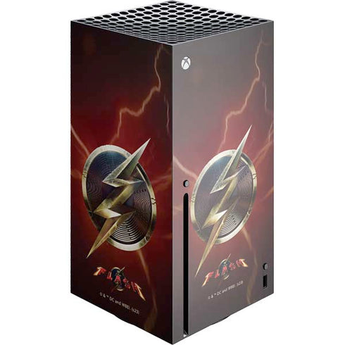 DC Comics The Flash Movie: Logo Poster Xbox Series X Console Skin