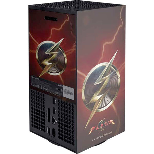 DC Comics The Flash Movie: Logo Poster XBox Series X Digital Edition Console Skin