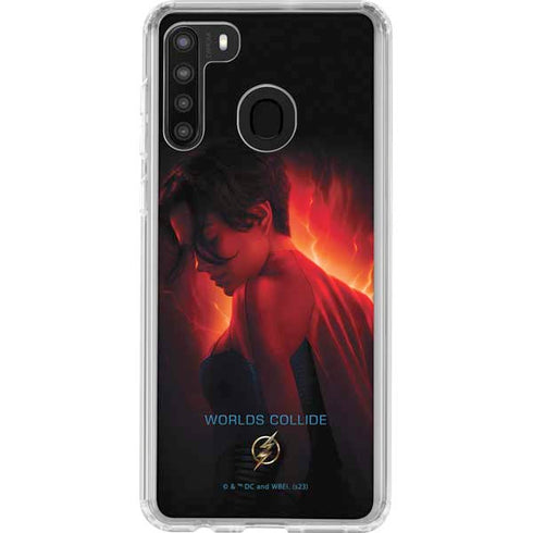 DC Comics The Flash Movie: SuperGirl Poster Galaxy A21 Clear Case