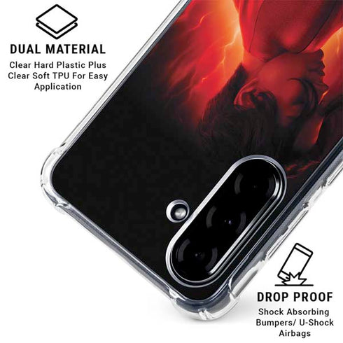 DC Comics The Flash Movie: SuperGirl Poster Galaxy A36 5G Clear Case