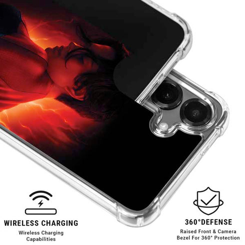 DC Comics The Flash Movie: SuperGirl Poster Galaxy S26 Clear Case
