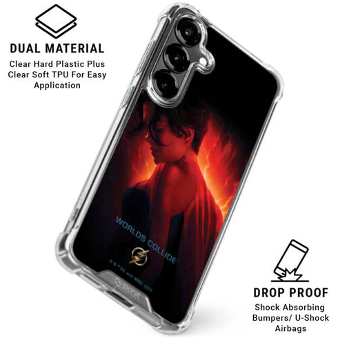 DC Comics The Flash Movie: SuperGirl Poster Galaxy S26 Plus Clear Case