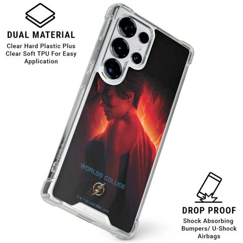 DC Comics The Flash Movie: SuperGirl Poster Galaxy S26 Ultra Clear Case