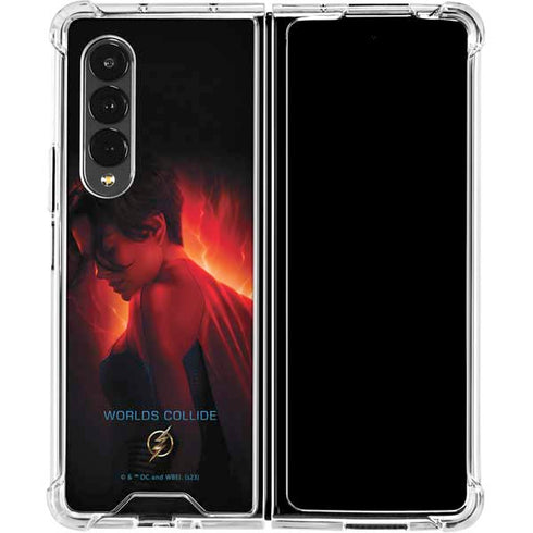 DC Comics The Flash Movie: SuperGirl Poster Galaxy Z Fold4 5G Clear Case