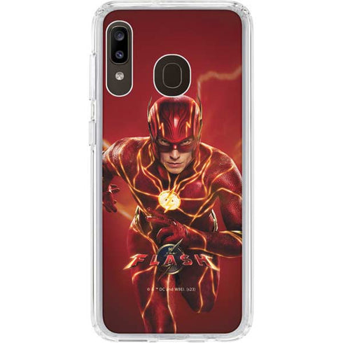 DC Comics The Flash Movie: The Fastest Man Alive Galaxy A20 Clear Case
