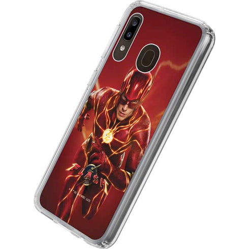 DC Comics The Flash Movie: The Fastest Man Alive Galaxy A20 Clear Case