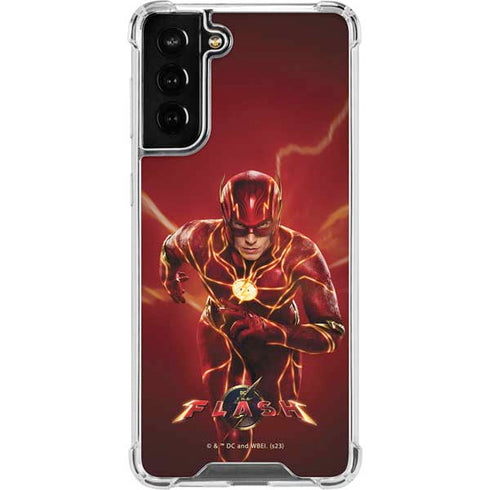 DC Comics The Flash Movie: The Fastest Man Alive Galaxy S21 FE Clear Case