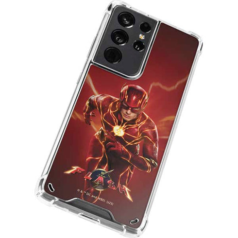DC Comics The Flash Movie: The Fastest Man Alive Galaxy S21 Ultra 5G Clear Case