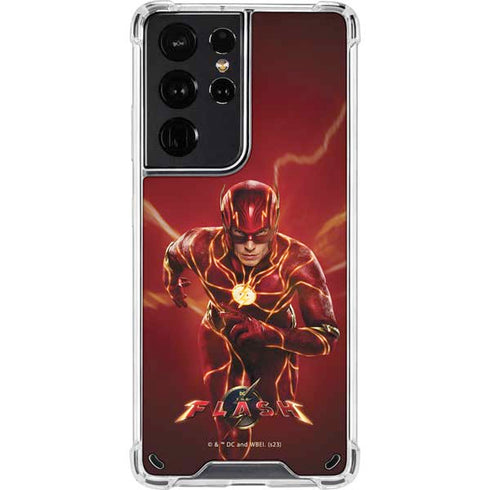 DC Comics The Flash Movie: The Fastest Man Alive Galaxy S21 Ultra 5G Clear Case