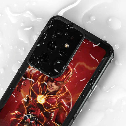 DC Comics The Flash Movie: The Fastest Man Alive Galaxy S24 Ultra Waterproof Case