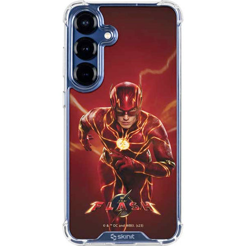 DC Comics The Flash Movie: The Fastest Man Alive Galaxy S25 Clear Case