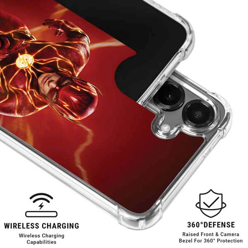 DC Comics The Flash Movie: The Fastest Man Alive Galaxy S26 Clear Case