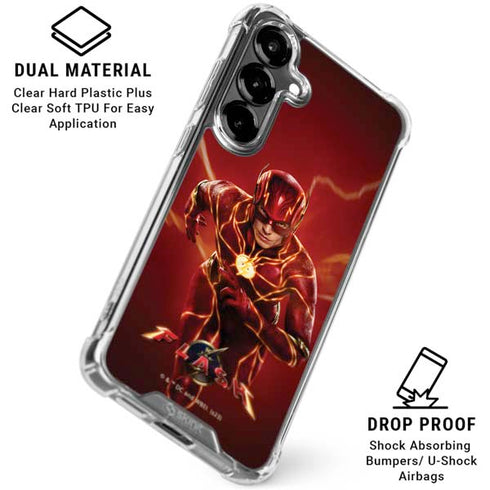 DC Comics The Flash Movie: The Fastest Man Alive Galaxy S26 Plus Clear Case