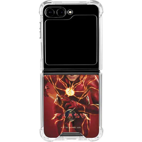 DC Comics The Flash Movie: The Fastest Man Alive Galaxy Z Flip6 Clear Case