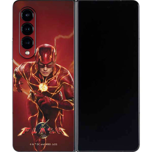 DC Comics The Flash Movie: The Fastest Man Alive Galaxy Z Fold4 5G Skin