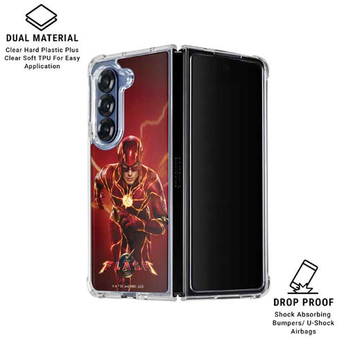DC Comics The Flash Movie: The Fastest Man Alive Galaxy Z Fold6 Clear Case