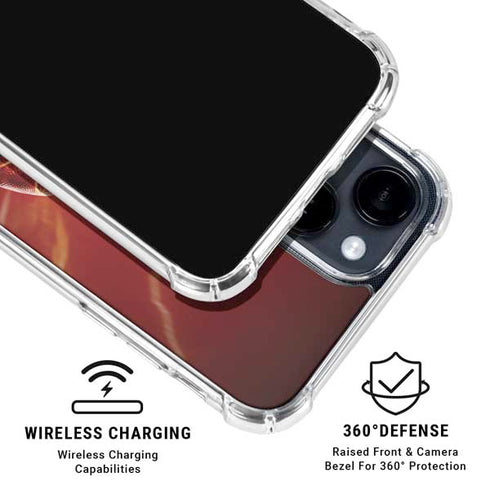 DC Comics The Flash Movie: The Fastest Man Alive iPhone 14 Plus Clear Case