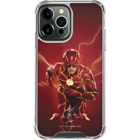 DC Comics The Flash Movie: The Fastest Man Alive iPhone 14 Pro Max Clear Case