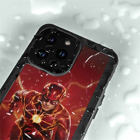 DC Comics The Flash Movie: The Fastest Man Alive iPhone 14 Pro Max Waterproof Case