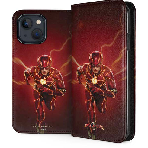 DC Comics The Flash Movie: The Fastest Man Alive iPhone 15 Plus Folio Case