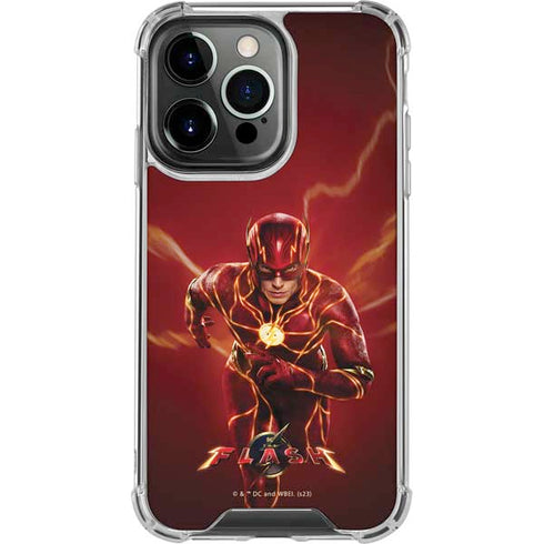 DC Comics The Flash Movie: The Fastest Man Alive iPhone 16 Pro Clear Case