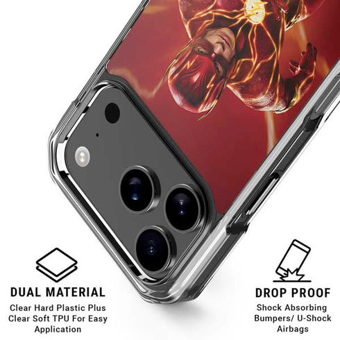 DC Comics The Flash Movie: The Fastest Man Alive iPhone 18 Pro Clear Case