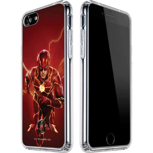 DC Comics The Flash Movie: The Fastest Man Alive iPhone SE (2nd & 3rd Gen) Clear Case