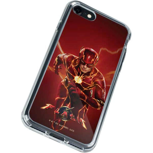 DC Comics The Flash Movie: The Fastest Man Alive iPhone SE (2nd & 3rd Gen) Clear Case