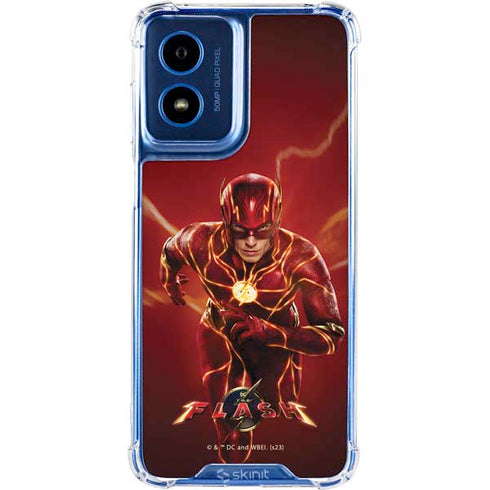 DC Comics The Flash Movie: The Fastest Man Alive Moto G 5G (2024) Clear Case