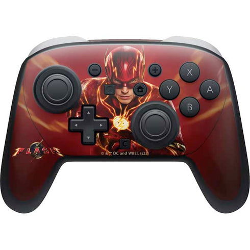 DC Comics The Flash Movie: The Fastest Man Alive Nintendo Switch 2 (2025) Pro Controller Skin